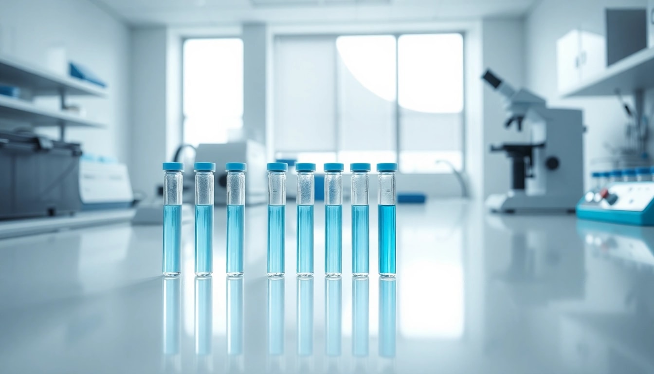 Serum tubes in a professional laboratory, weitere Informationen ansehen ueber Anwendungen und Vorteile.