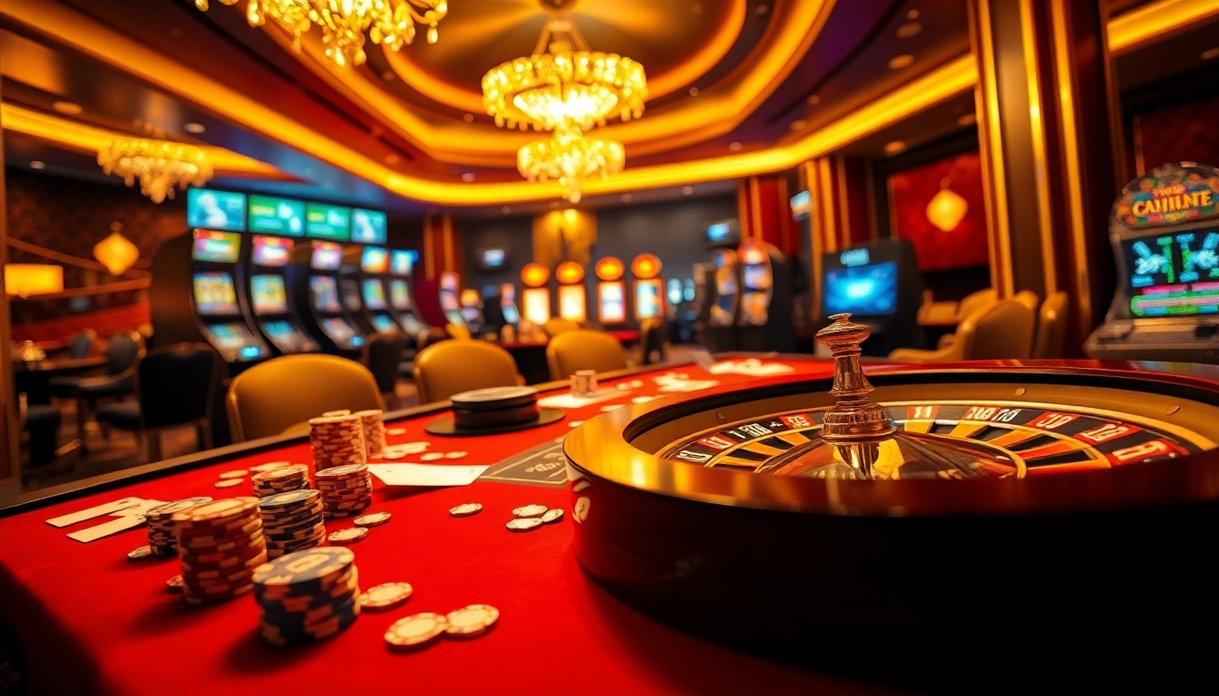 Players at a casino table immersing in BDTK1 strategies, surrounded by colorful poker chips and cards.