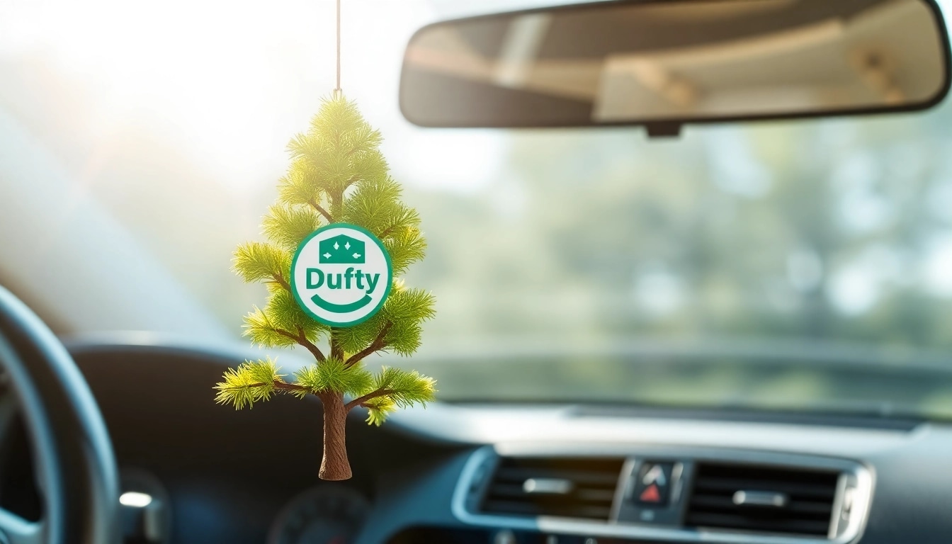 Duftbaum mit Logo personalisierte Gestaltung im Auto.