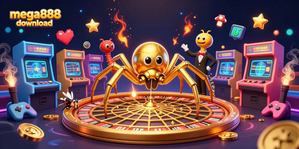 Engage with mega888 download, enjoy vibrant casino gaming graphics in a lively online setting.
