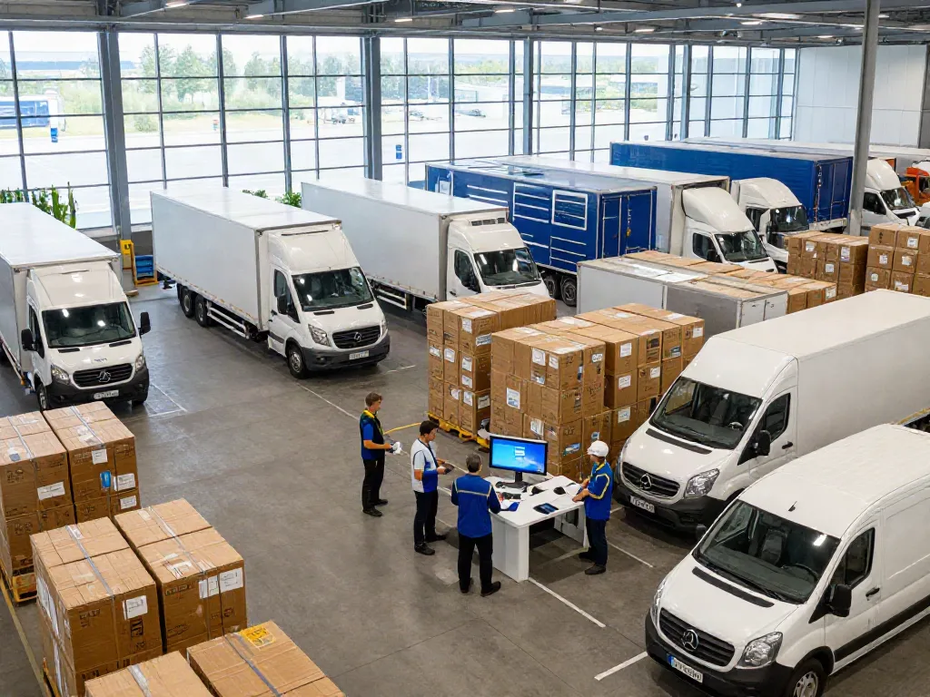 OCARGO Düsseldorf: Effiziente Logistik-Umgebung mit Fachteam und modernen Transportmitteln.