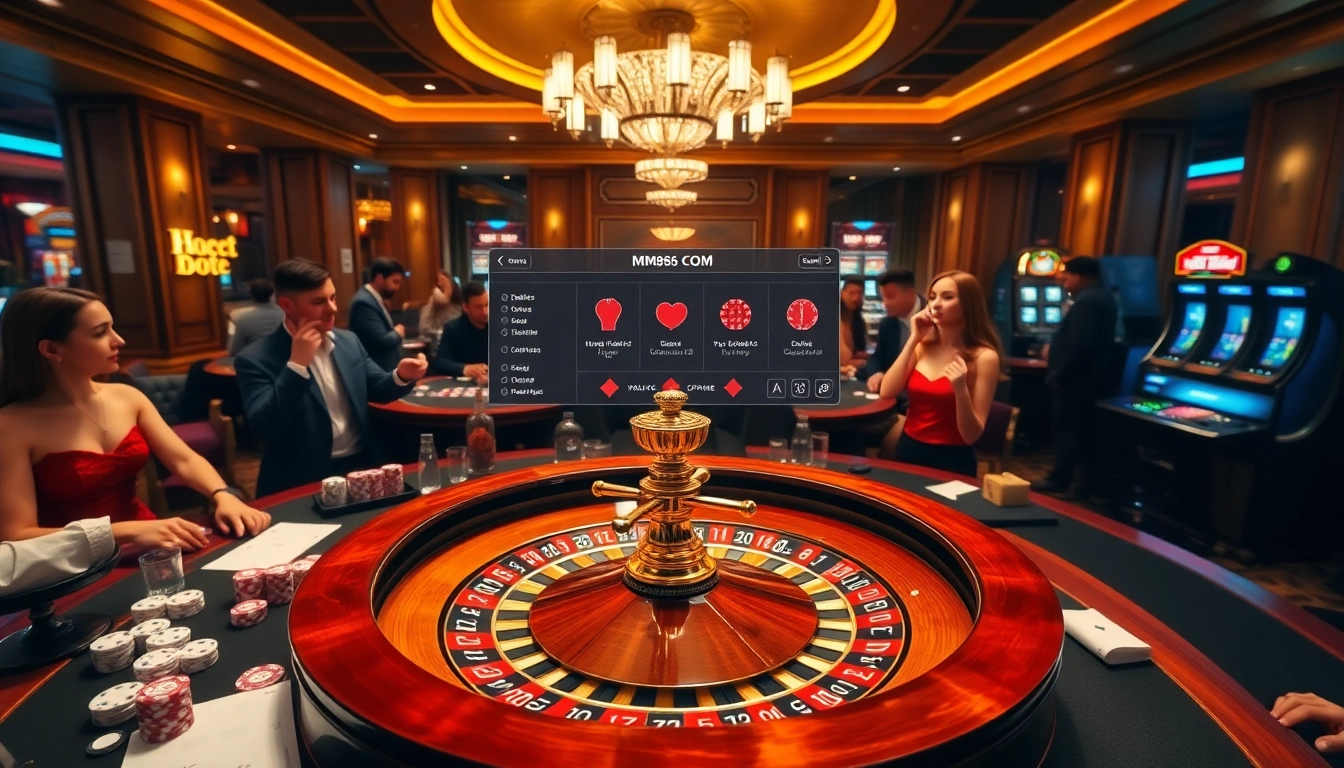 Experience excitement at MM88 COM with vibrant casino tables and enthusiastic players.