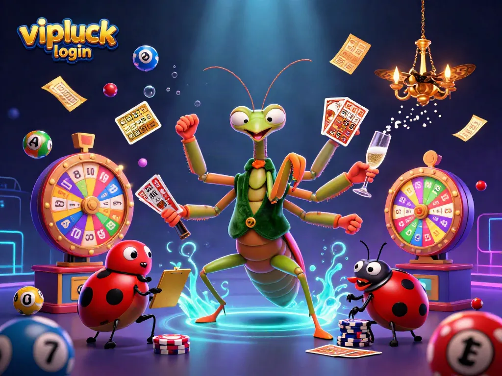 Experience the excitement of vipluck login with vibrant gaming action and dynamic casino elements.